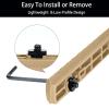 Pecawen 8 Pack Picatinny Rail Polymer Picatinny Rail Single Picatinny Rail, 5 5 7 7 9 9 11 11 Slots Tan view 4