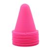 DAIHUI Skating Pulley Sports Obstacle Pile Outdoor Games Cone Obstacle Pile Set for Training Football(Pink) view 1