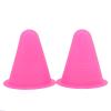 DAIHUI Skating Pulley Sports Obstacle Pile Outdoor Games Cone Obstacle Pile Set for Training Football(Pink) view 2