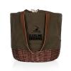 PICNIC TIME Cleveland Browns Coronado Canvas and Willow Basket Tote view 1