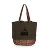 PICNIC TIME Cleveland Browns Coronado Canvas and Willow Basket Tote view 2