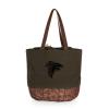PICNIC TIME Atlanta Falcons Coronado Canvas and Willow Basket Tote view 2