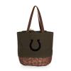 PICNIC TIME Indianapolis Colts Coronado Canvas and Willow Basket Tote view 2