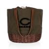 PICNIC TIME Chicago Bears Coronado Canvas and Willow Basket Tote view 1