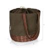 PICNIC TIME Chicago Bears Coronado Canvas and Willow Basket Tote view 3