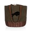 PICNIC TIME Buffalo Bills Coronado Canvas and Willow Basket Tote view 1