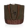 PICNIC TIME Minnesota Vikings Coronado Canvas and Willow Basket Tote view 1
