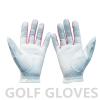 HB1 1 Pair Kids Youth Junior Boys Girls Golf Gloves Leather Left and Right Hand 3D Performance Mesh Non-Slip Micro Soft Fiber Golf Gloves,Pink,S(Length5.5cm) view 3