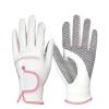 HB1 1pair All Weather Golf Gloves Women Leather Non-Slip Wear-Resistant Breathable Protect Palm Left Right Hand Glove Golfer Accessories,20(Length8cm) view 2