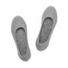 Frank Mully Womens Ballet Flat Shoes Knit Dress Shoes Round Toe Slip On Ballerina Flats for Woman Low Wedge Comfort Soft Grey, 8.5 view 1