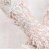 Acenail Lace Fingerless Gloves Floral Ivory Long Gloves Wedding Glove for Brides view 3