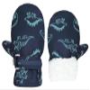 Urban Virgin Infant Baby Toddler Kids Winter Mittnes Lined Fleece Warm Waterproof Ski Snow Gloves For Boys Girls Navy Blue Dino 6-24 Months view 1