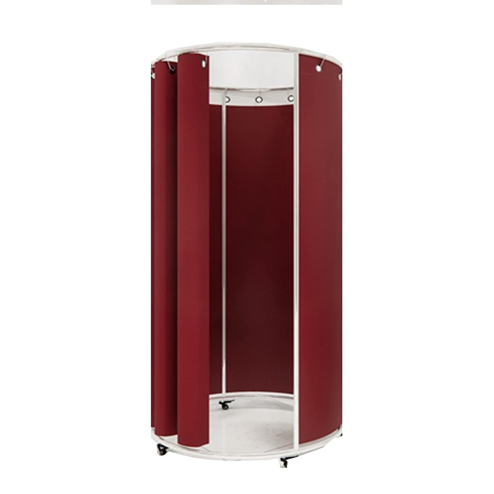 Portable Shower Tent Locker Room With Pulley Movable Fitting Room Stainless Steel Frame Is Hard, Corrosion, No Fading Thickened Covering Cloth Protection Privacy Live Room, Clothing Store Locker Room