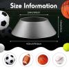 Blulu 6 Pcs Memorabilia Ball Display Stand Pedestal Ball Stand Holder for Soccer Basketball Football Volleyball Softball Bowling(Transparent) view 2