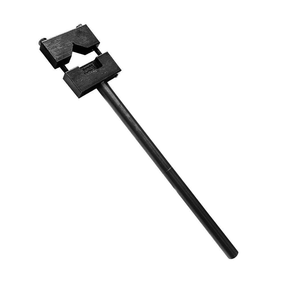 BZBMGMO Heavy-Duty Disassembler Wrench, Carbon Steel, 15-Inch Long, Detachable Steel Handle, Suitable for Removing and Installing Barrels and Pipes