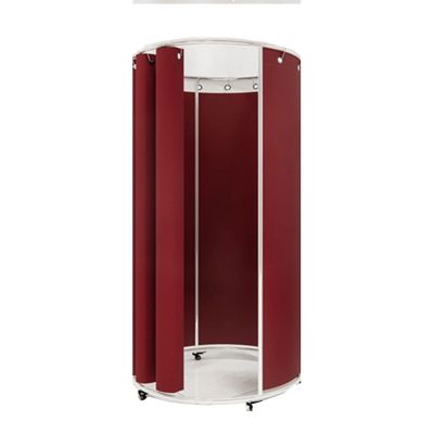 Portable Shower Tent Locker Room With Pulley Movable Fitting Room Stainless Steel Frame Is Hard, Corrosion, No Fading Thickened Covering Cloth Protection Privacy Live Room, Clothing Store Locker Room