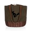 PICNIC TIME Houston Texans Coronado Canvas and Willow Basket Tote view 1