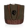 PICNIC TIME Baltimore Ravens Coronado Canvas and Willow Basket Tote view 1