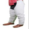 THE MEDIEVALS Medieval Lagging Thick Padded Chausses Leggings Under Gambeson Hauberk SCA Armor - White view 2