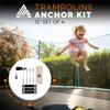 Trampoline Anchors High Wind Heavy Duty 12" Set of 4/6/8 with Straps, Drill Bit - Trampoline Anchor Kit - Trampoline Stakes Anchors High Wind - Ground Anchors - Trampoline Wind Stakes - Ground Stakes view 2