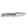Coast Guard Folding Elite Tactical Knife - Great Gift for the Veteran in your Life - Veteran Owned Business - Coast Guard Knife Silver view 4