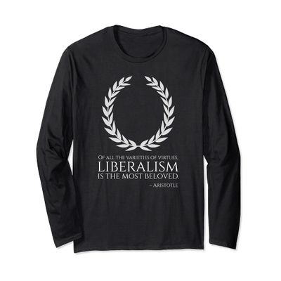 Ancient Greek Philosophy - Classical Liberalism - Aristotle Long Sleeve T-Shirt