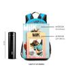 10L Small Hiking Backpack for Kids Ages 3-6 Girls Boys Under 4 feet, Mini Waterproof Outdoor Sport Travel Camping Daypack (Light Blue) view 3