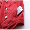 SOUGAO Womens Denim Vest Washed Ripped Crop Sleeveless Jacket(Red US S) view 4