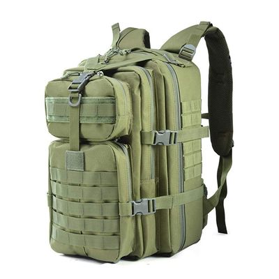 Outdoor Sports Pack Hiking Bag Tactical Rucksack Camo Knapsack Combat Camouflage Tactical Molle 40L Backpack - Green