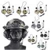 Outdoor Airsoft Shooting Combat Fast Helmet Wing Rail Side Rail Mount Tactical Headset - Tree with Noise Reduction Function view 2