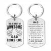 ABNTY Fathers Day Dad Gifts - Best Dad Ever Keychain - Daddy Keychain, Fathers Day Gift for Dad, Dad Birthday Christmas Gift view 1