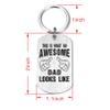 ABNTY Fathers Day Dad Gifts - Best Dad Ever Keychain - Daddy Keychain, Fathers Day Gift for Dad, Dad Birthday Christmas Gift view 4
