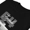 1964 Chevy Impala 2 Door Convertible Lowrider Classic Car Short-Sleeve Unisex T-Shirt Black view 4