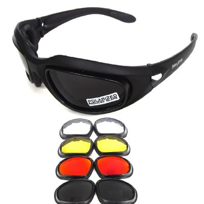 GALAXYLENSE AIR SOFT Sport Baseball Tactical Glasses For Men - Shooting Glasses - 4 Color Polycarbonate Replacement Lens (Special Selection)