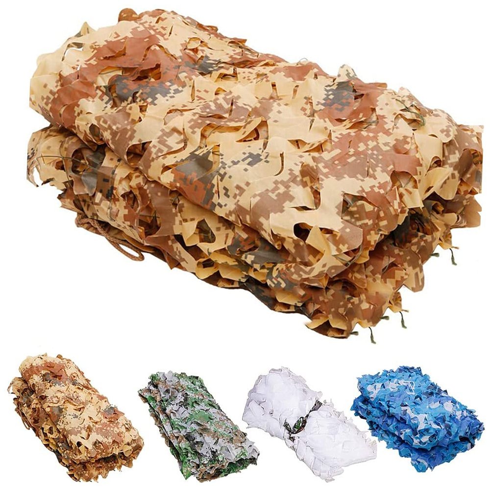 BcofoA Camouflage net, Camping Hunting Sunshade Camo Netting, Outdoor Theme Activity Decoration, Lightweight and Durable mesh Oxford Cloth. (Size : 48M/13.216.4FT)