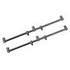 Carp Fishing Buzz Bars 20cm 30cm Fishing Rod Pod Holder Black Buzzer Bar for 2 Rods DaJiKan (Color : 2X BZ405) view 1