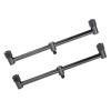 Carp Fishing Buzz Bars 20cm 30cm Fishing Rod Pod Holder Black Buzzer Bar for 2 Rods DaJiKan (Color : 2X BZG257) view 1