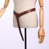 BLESSUME Medieval Reenactment Viking Battle Knight Belt PU Leather (Dark Brown 2) view 3