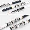 Telescopic Rock Fishing Rod Spinning Fly Carp Feeder Carbon Fiber 3M 2.7M 2.4M 2.1M 1.8M 1.5M Mini Travel Rod Reel Seat DaJiKan (Length : 2.7M White) view 4