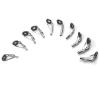 80pcs/Box Size1-10# Fishing Rod Guide Tip Repair Kit Set DIY Eye Rings Stainless Steel Frames Ceramics TS Line Guide Ring DaJiKan view 4