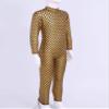 easyforever Kids Girls Fish Scales Dance Gymnastics Leotard One Piece Jumpsuit Bodysuit Unitard Performance Yellow 2-3 view 4