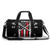 FunnyStar Firefighter American Flag Thin Red Line Fireman Gym Bag for Women and Men Travel Duffel Bag for Sports Print Gymbag view 1