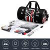 FunnyStar Firefighter American Flag Thin Red Line Fireman Gym Bag for Women and Men Travel Duffel Bag for Sports Print Gymbag view 4