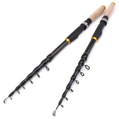 1.8m 2.1m 2.4m 2.7m 3.0m 3.6m Carbon Fiber Fishing Rod Super Short Pocket Portable Spinning Pole Telescopic Fishing Rod DaJiKan (Length : 2.7 m)