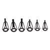 40Pcs/lot Fishing Rod Guides Set Tips Repair Kit DIY Rod Building Eye Rings Rod Guides DaJiKan view 3