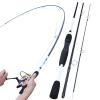 2/3 Sections Carbon Fiber Spinning/Casting Fishing Rod Ultralight Weight Fishing Pole Travel Rod Fishing DaJiKan (Color : 3 Section Spinning) view 1