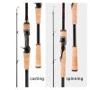 1.8/2.1/2.4/2.7/3.0m 3 Section Baitcasting Fishing Rod Travel Ultra Light Casting Spinning Lure 5g-40g M/ML/MH Rod DaJiKan (Length : Casting 1.68m 3 14g) view 4
