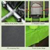 Outsunny 5FT Trampoline for Kids, 55" Mini Indoor Outdoor Toddler Trampoline Toy with Enclosure Net, Springless Design, Safety Pad and Steel Frame, Gift for Boys Girls 3 to 6 Years Green view 4