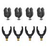 Carp Fishing Buzz Bars 20cm 30cm Fishing Rod Pod Holder Black Buzzer Bar for 2 Rods DaJiKan (Color : 4X AC142) view 4