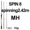 1.68 2.1 2.4 Casting Spinning Fishing Rod Boat Lure Two Tips 5-50g M/MH Fast Fishing Rod DaJiKan (Color : Spinning 2.42m 1tip) view 2